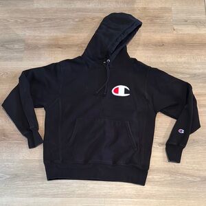 Black Hoodie with Iconic Logo